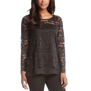 NWT KAREN KANE LACE BLOUSE
